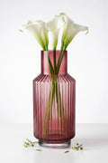 Salai Glass Flower Vase – Red (11")