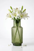 Salai Glass Flower Vase – Green (11")