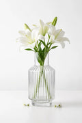 Salai Glass Flower Vase – Clear (8")