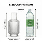 Salai Glass Flower Vase – Clear (8") - view 4