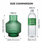 Salai Glass Flower Vase – Green (6") - view 4