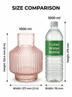 Salai Glass Flower Vase – Pink (6") - view 4