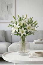 Salai Glass Flower Vase – Clear (6") - view 5