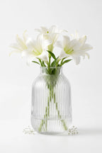 Salai Glass Flower Vase – Clear (9.1")