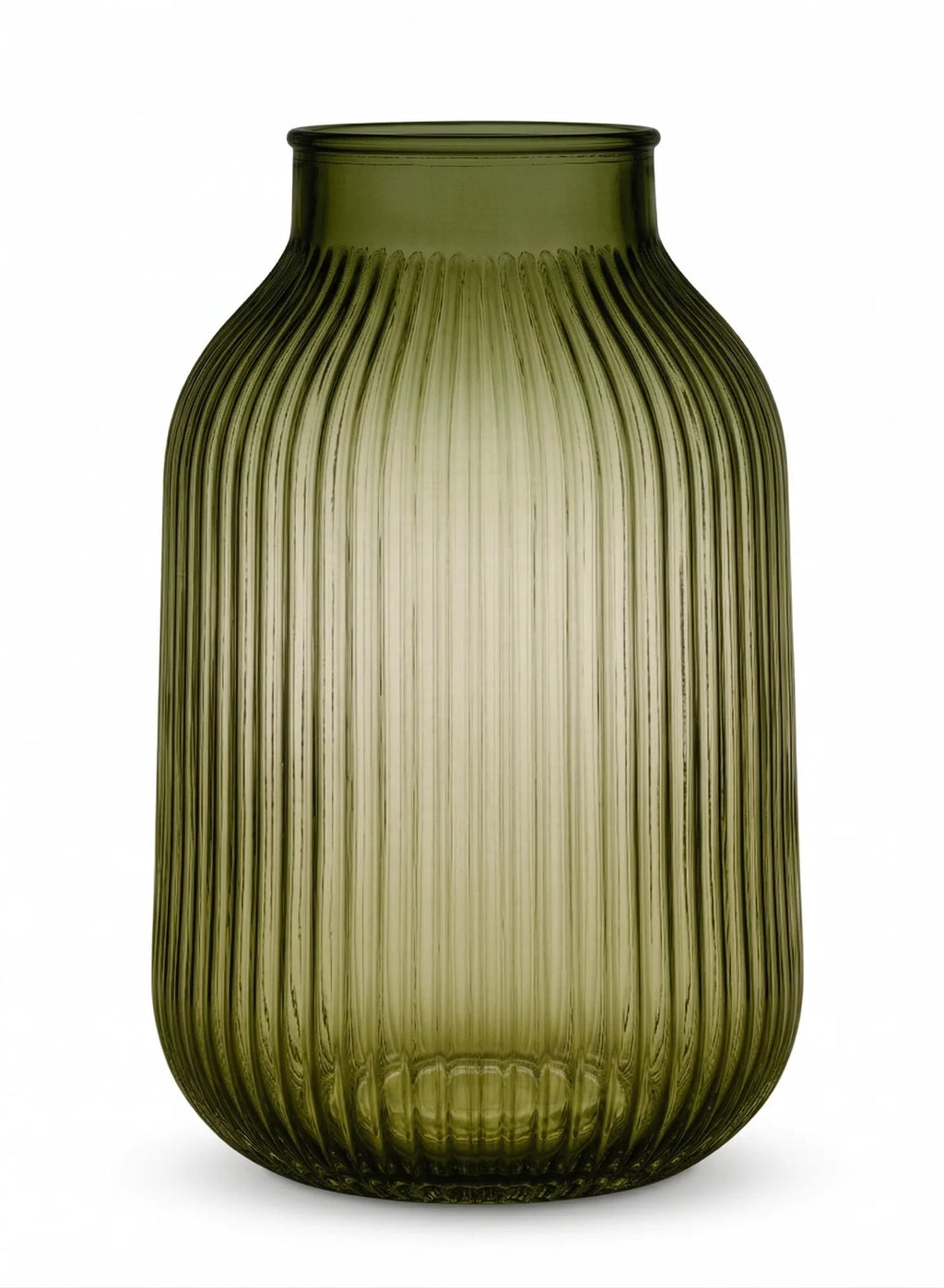 Salai Glass Flower Vase – Green (9.1") - view 5