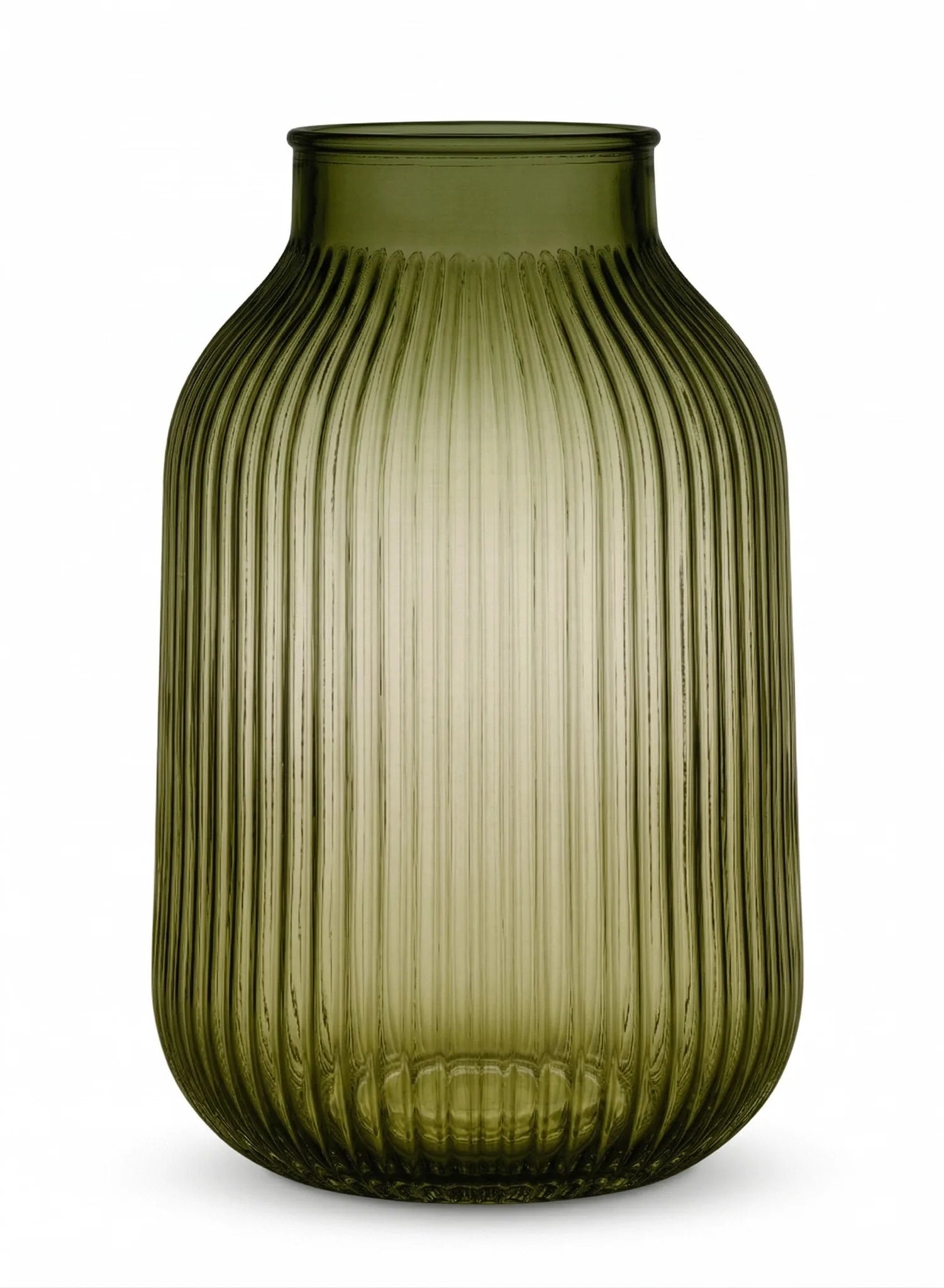 Salai Glass Flower Vase – Green (9.1") - view 5
