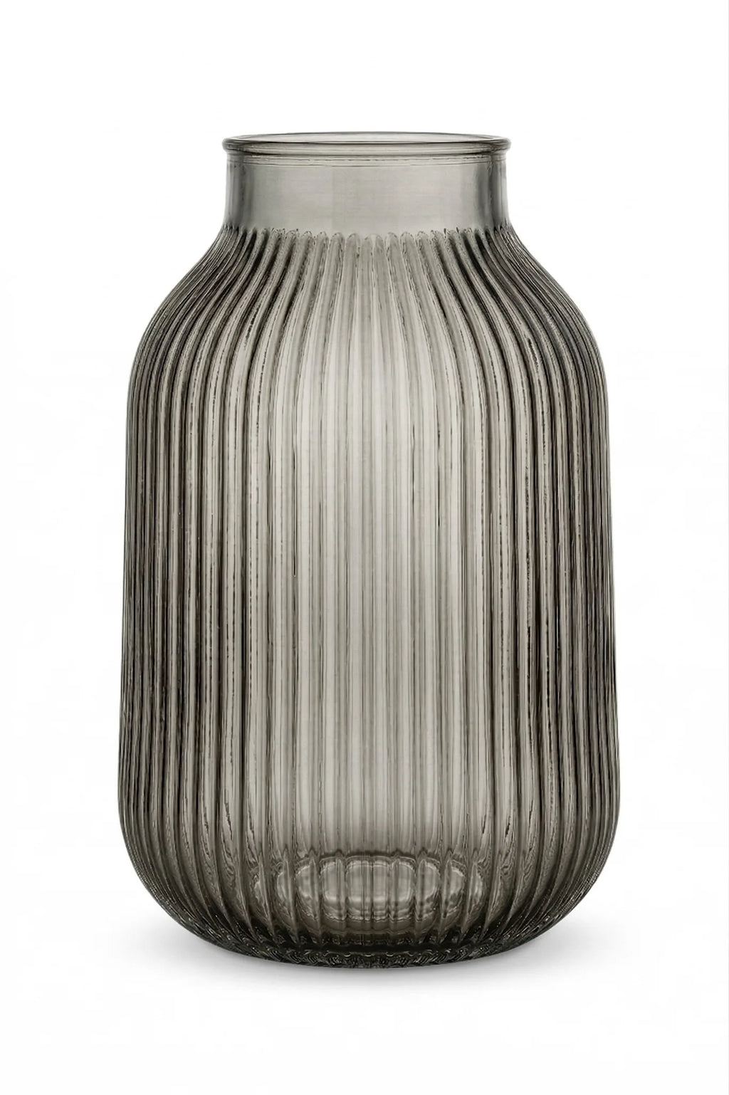 Salai Glass Flower Vase – Grey (9.1") - view 5