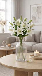 Salai Glass Flower Vase – Clear (5.5") - view 2