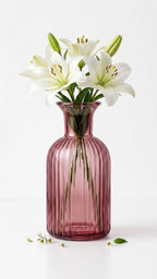 Salai Glass Flower Vase – Red (5.5")
