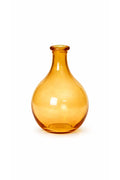 Antique Glass Flower Vase – Orange (11")