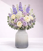 Two Tone Glass Flower Vase – Black (9.1") - view 2
