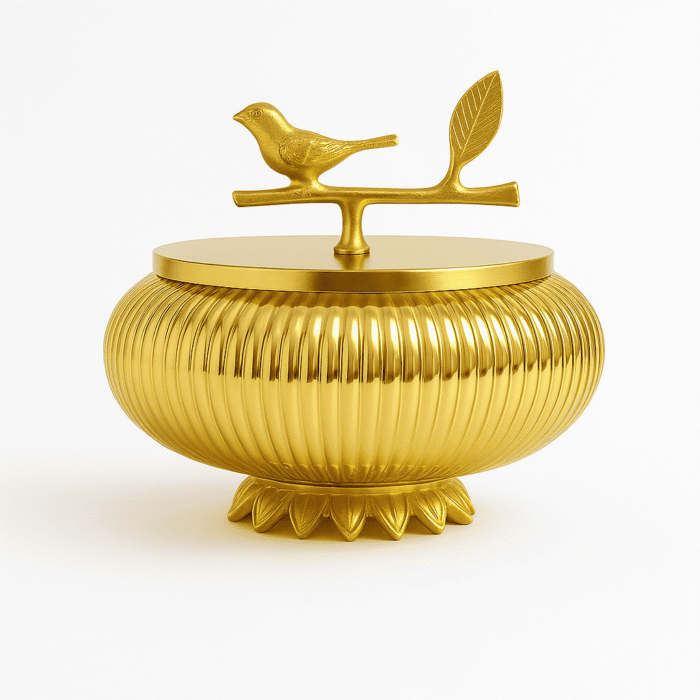 Bird Lid Glass Hamper Jar