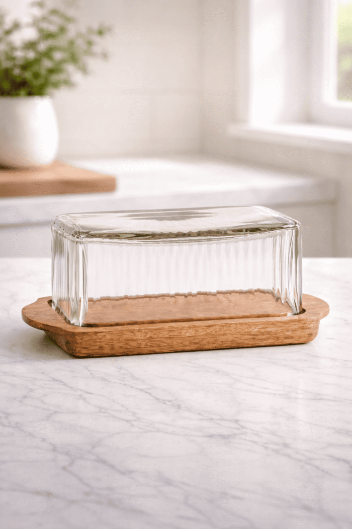 Glass Butter Dish