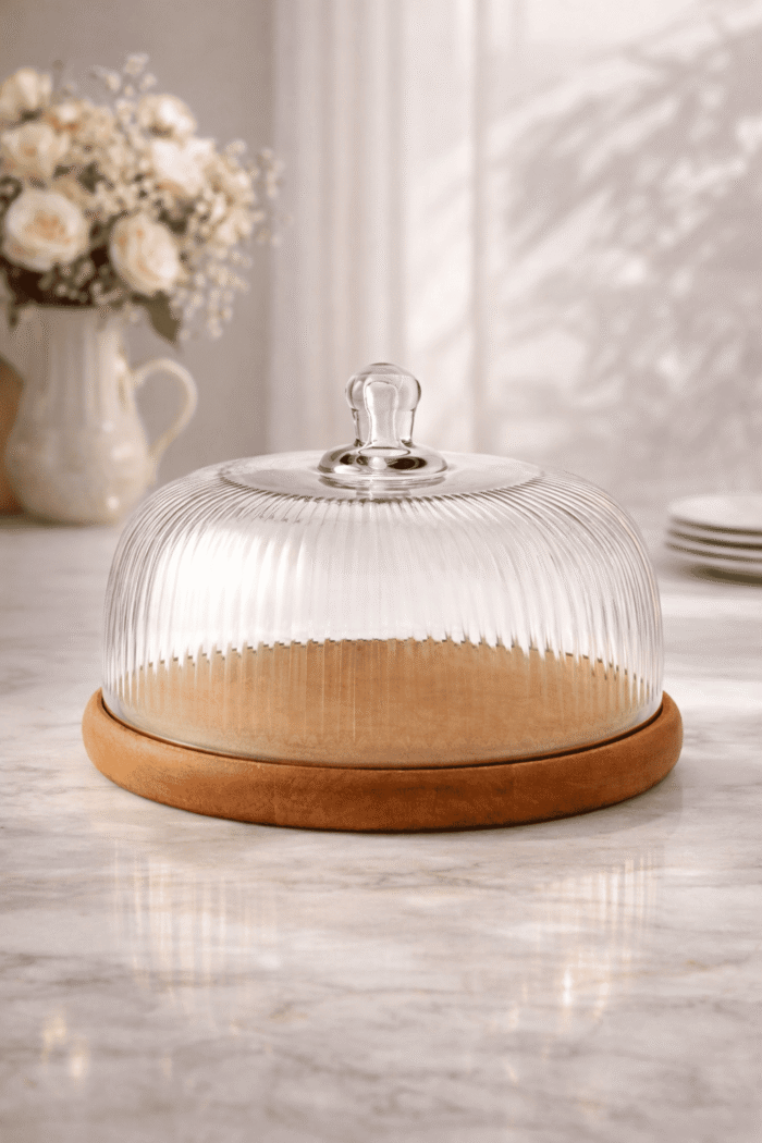 Ribbed Glass Dome